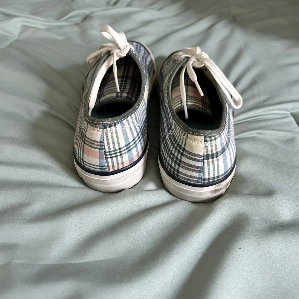 SeaVees Men's Shoes Plaid Low Sneakers Size 11.5  Casual Footwear Comfortable